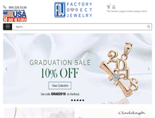 Tablet Screenshot of factorydirectjewelry.com